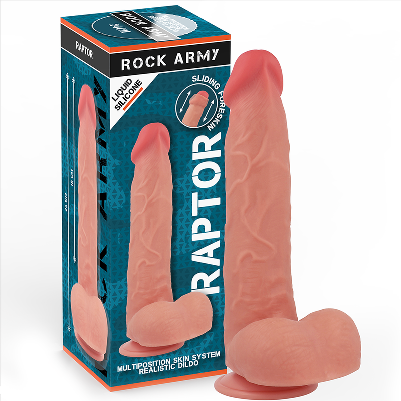 Rockarmy - Raptor Silicone Liquide 24 Cm -O- 4,4 Cm